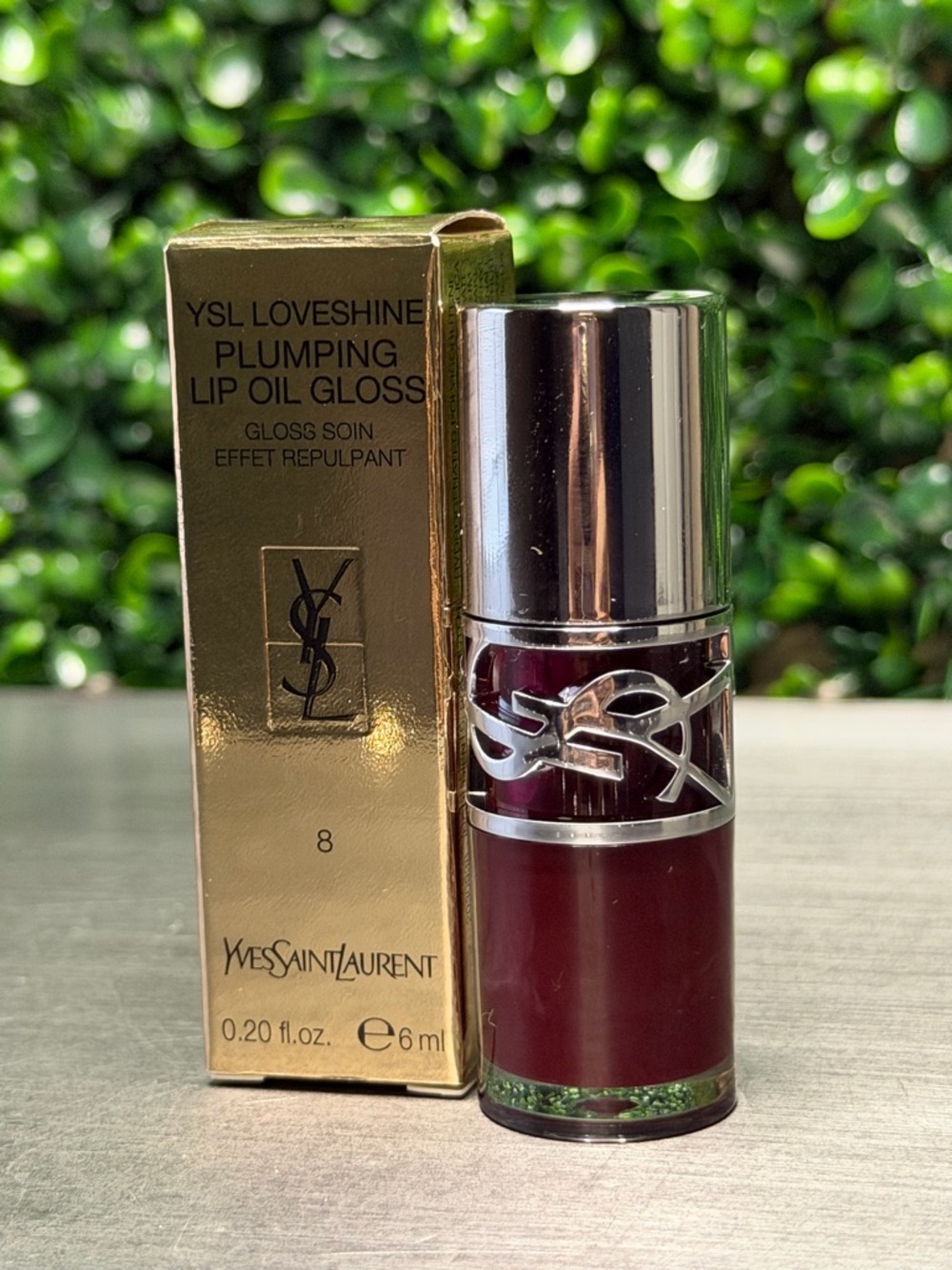 YSL Loveshine Plumping Lip Oil Gloss-8 Purple Dream —Full size